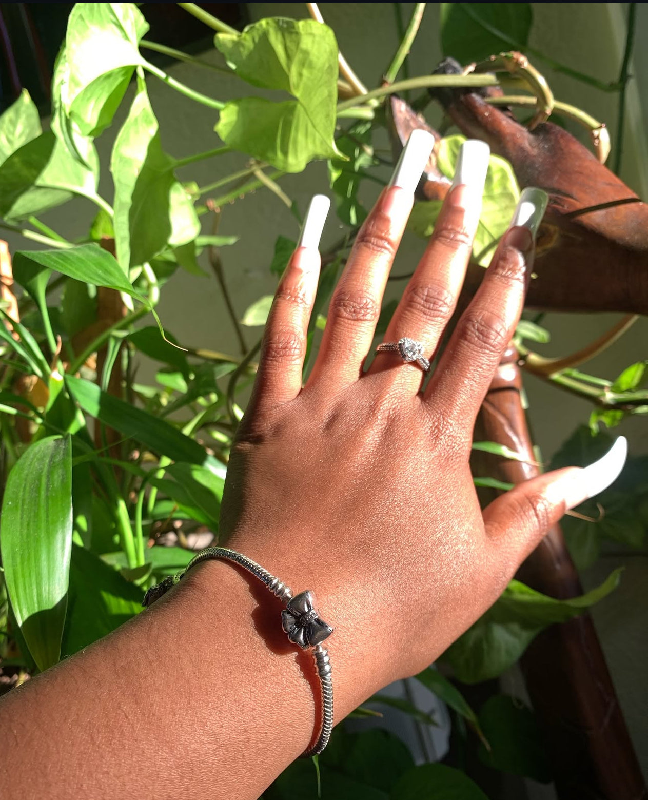 Bow clasp snake chain Bracelet