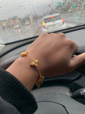 Four leaf bracelet