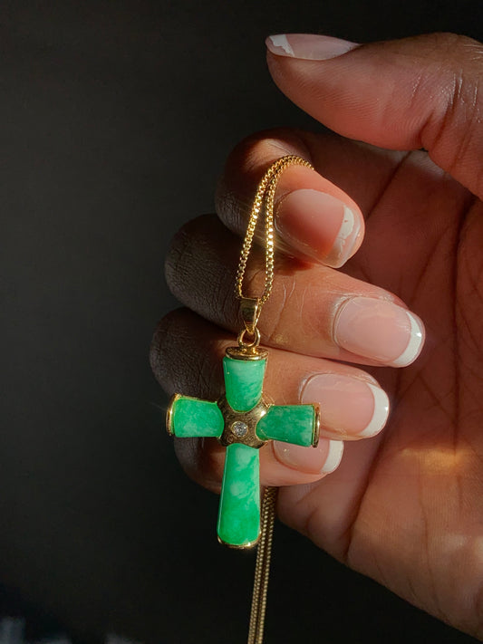 Jade cross