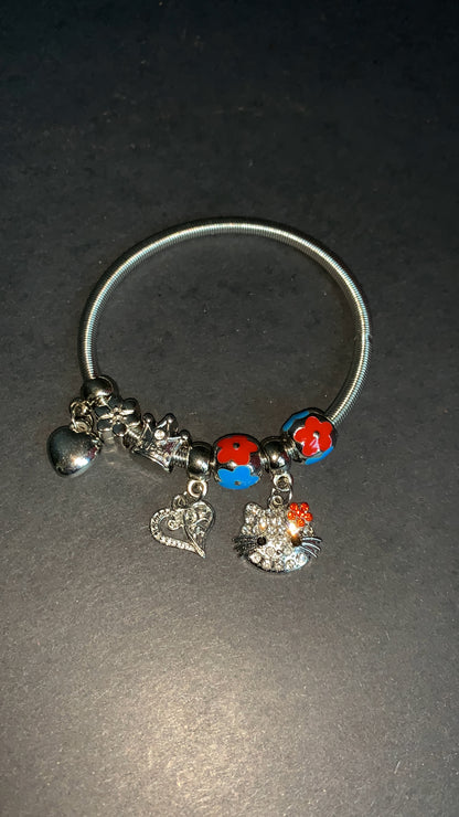 Hello kitty charm bracelet