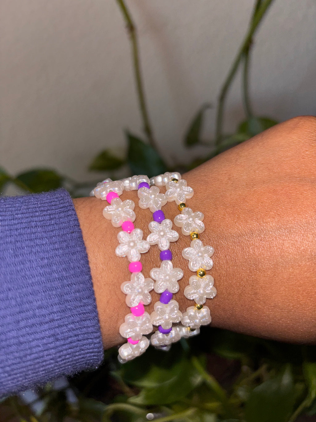 White flower Bracelet