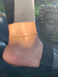 Snake chain anklet