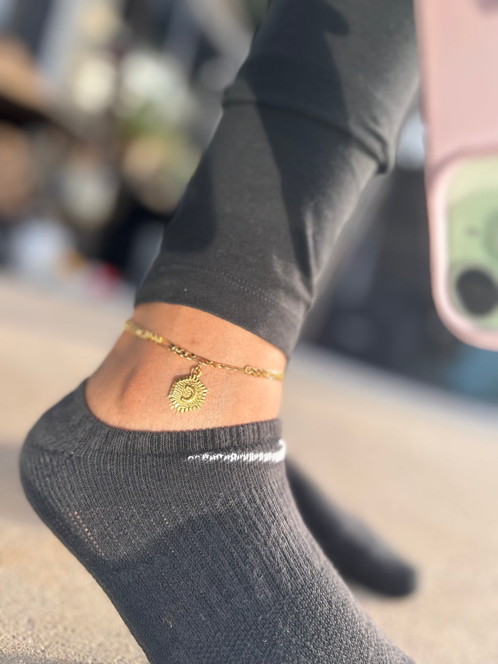 Letter anklet