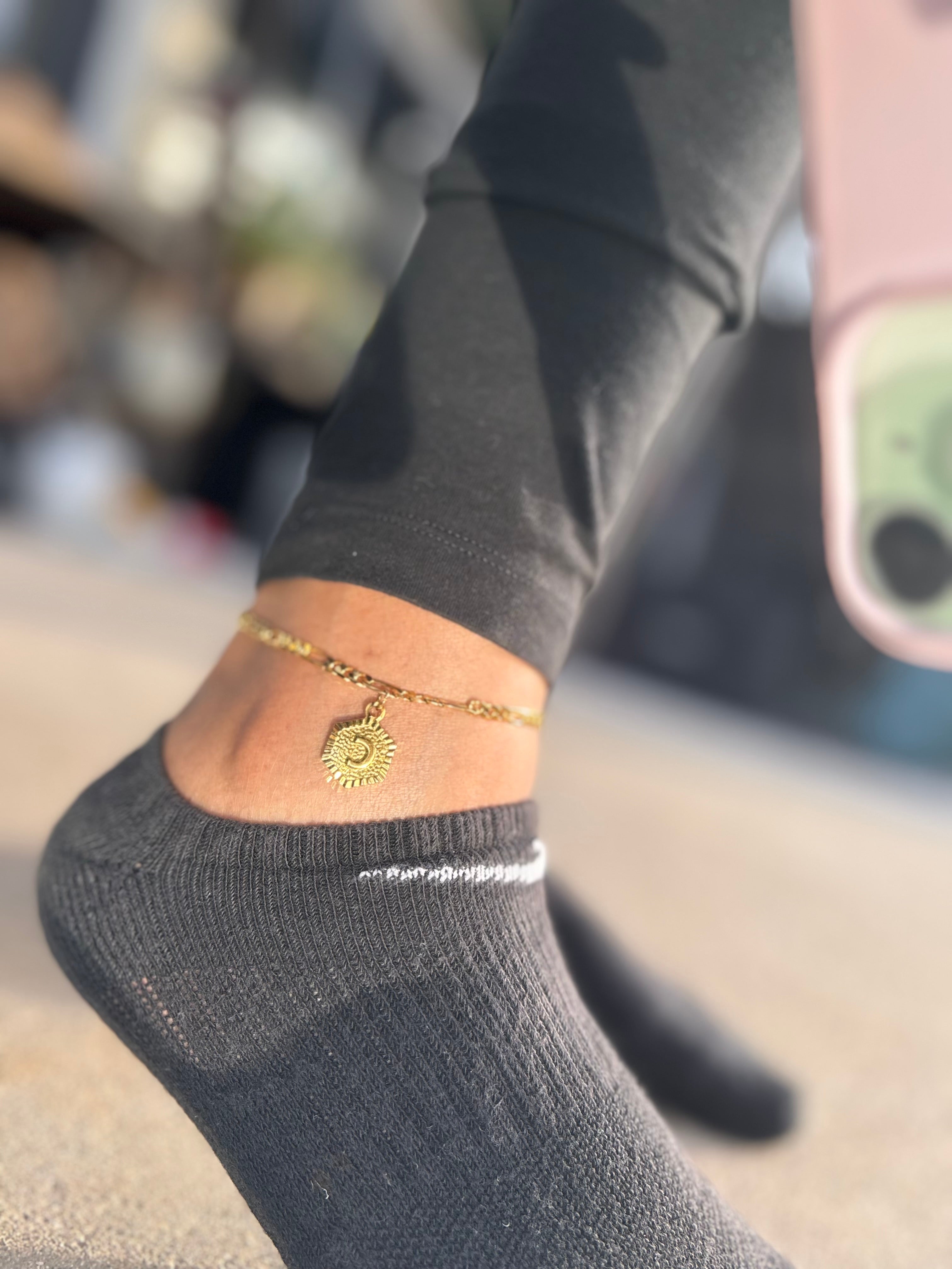 Letter anklet