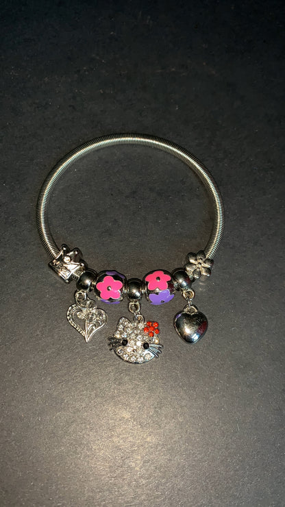 Hello kitty charm bracelet