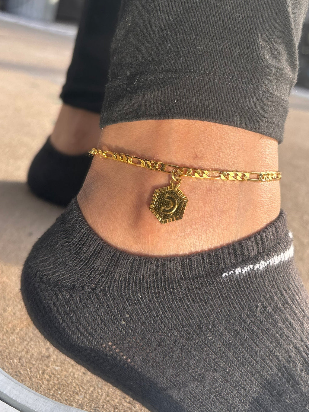 Letter anklet