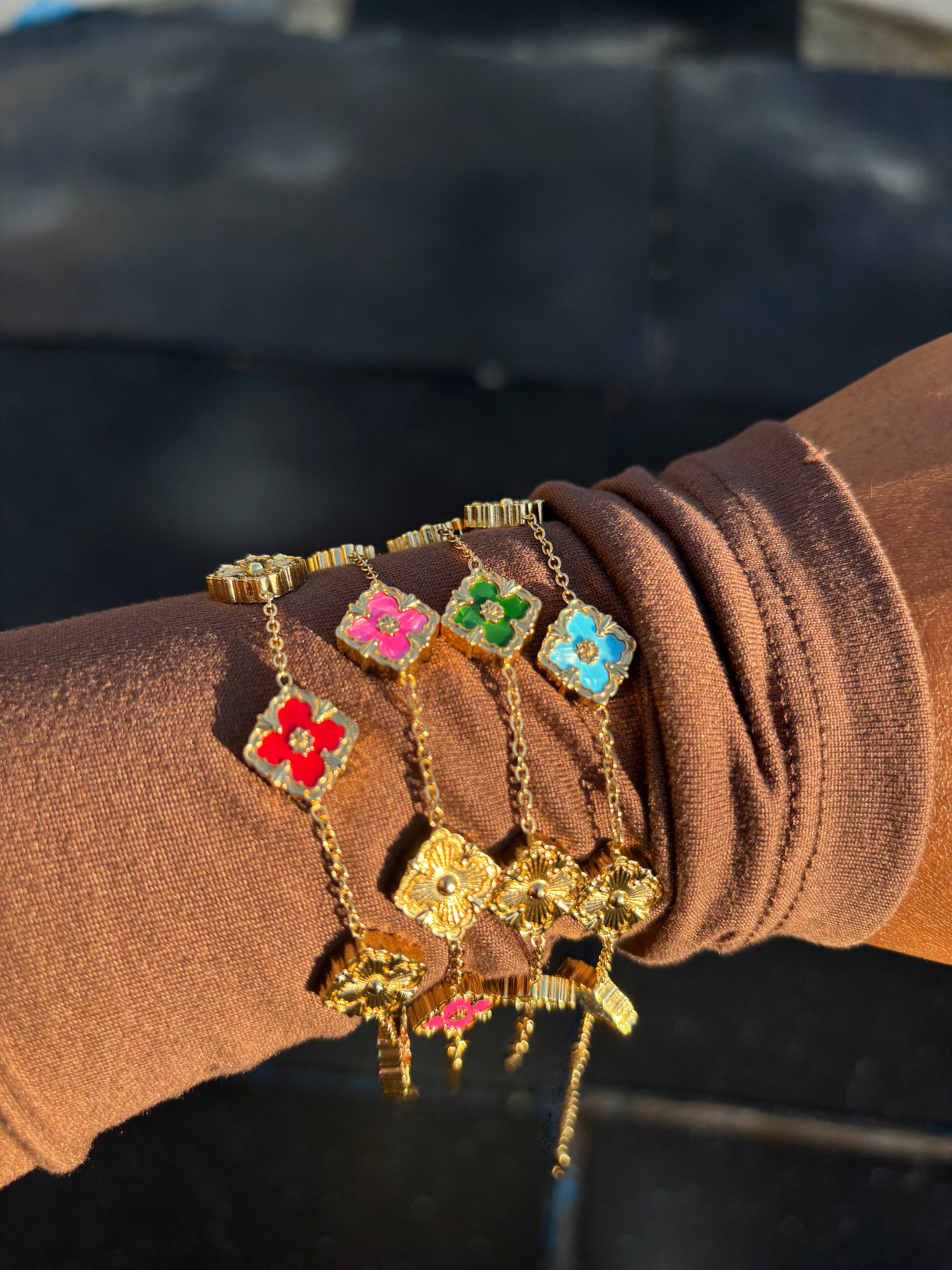 Flower bracelet