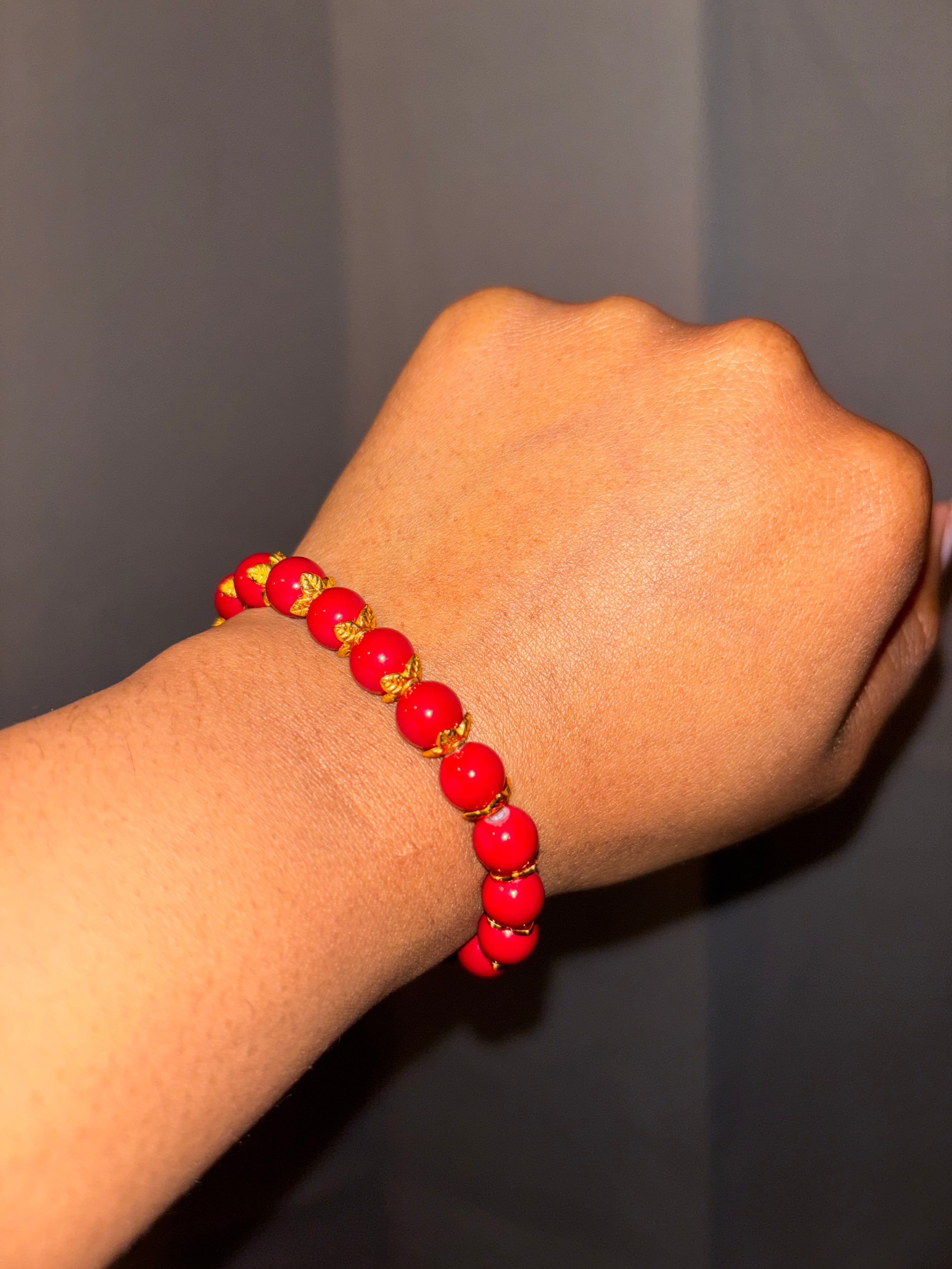 Lucky red bracelets