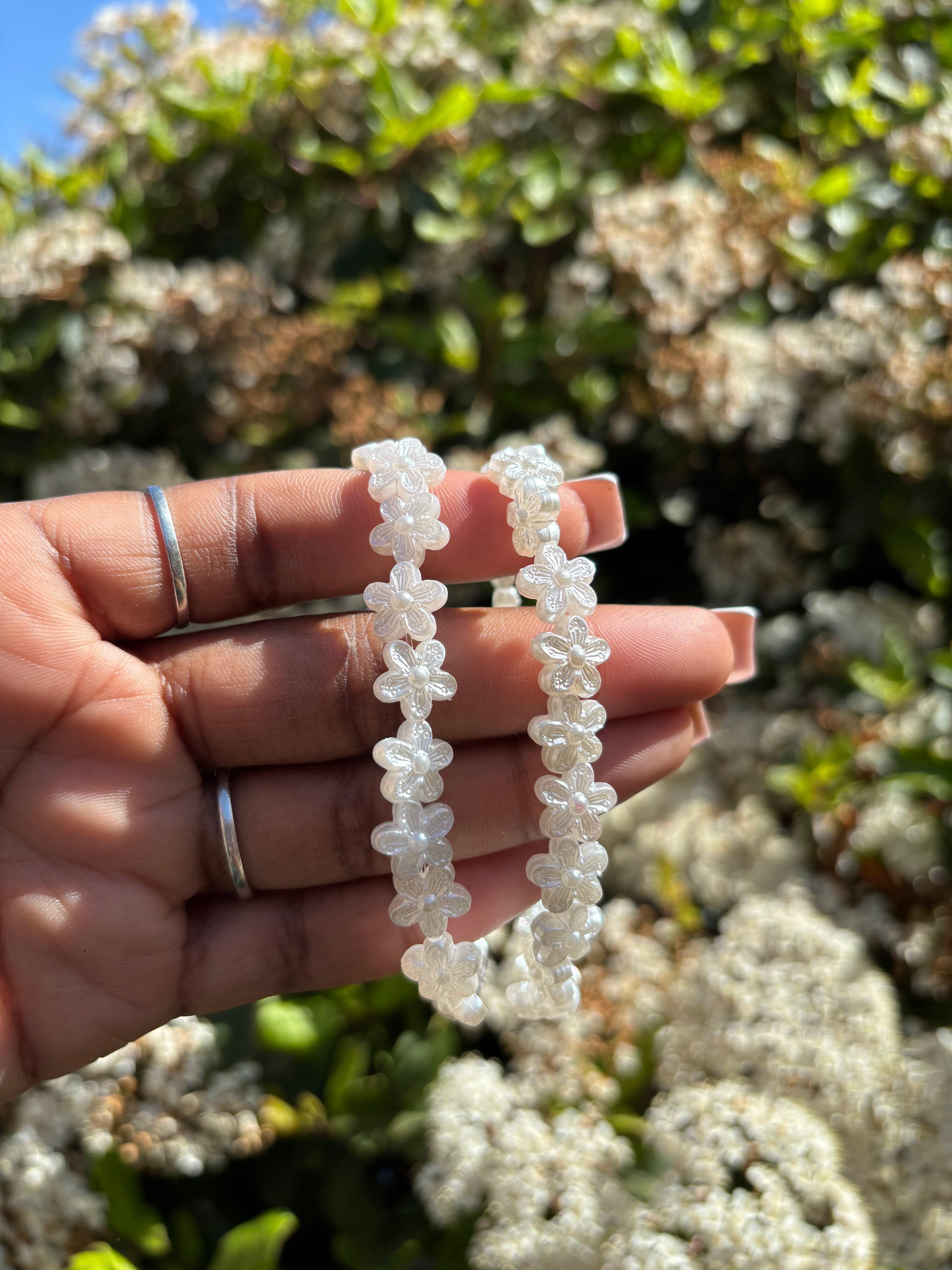 White flower Bracelet