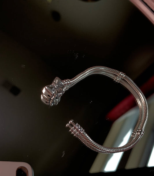Bow clasp snake chain Bracelet