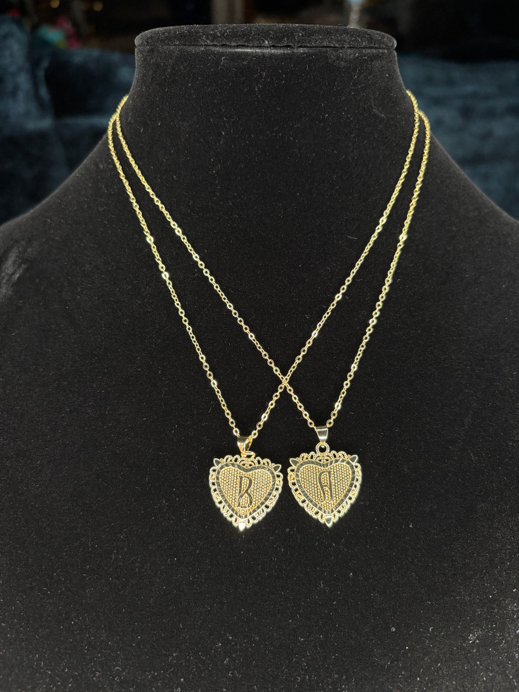 Initial Letter Pendant Necklace