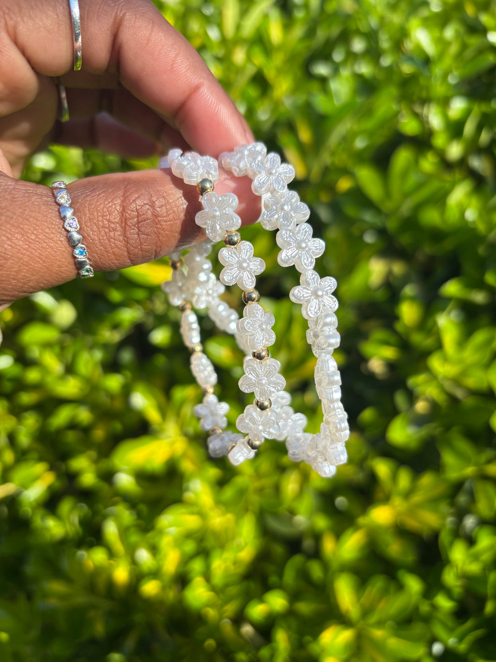 White flower Bracelet