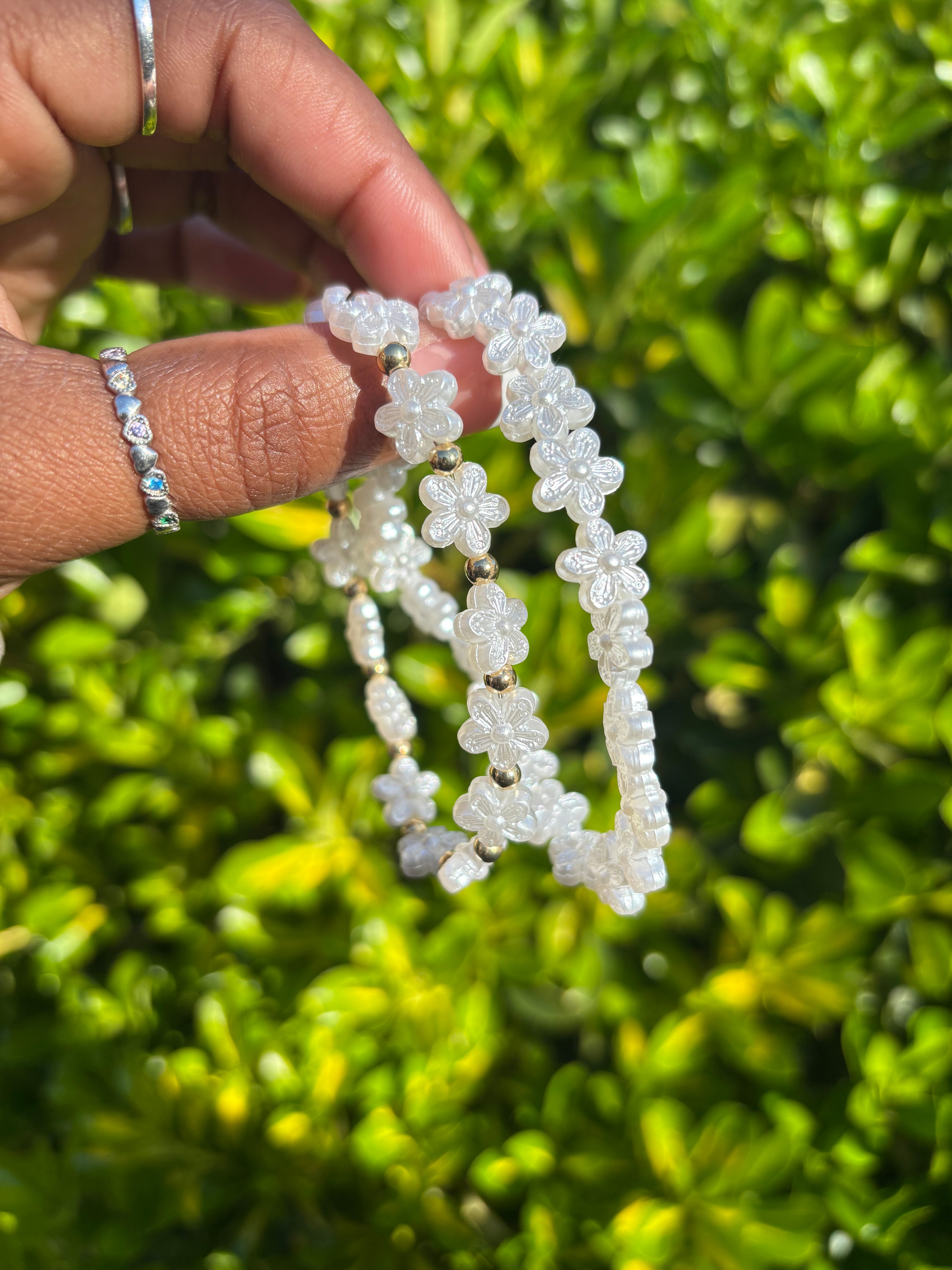 White flower Bracelet
