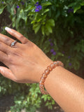 Glitter beaded bracelet