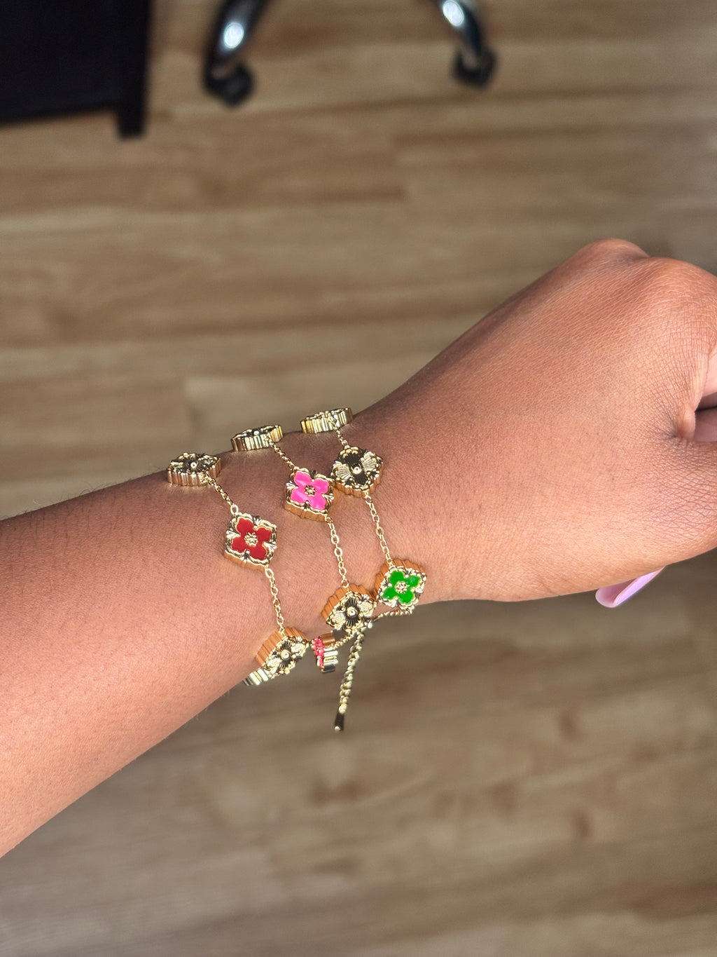 Flower bracelet