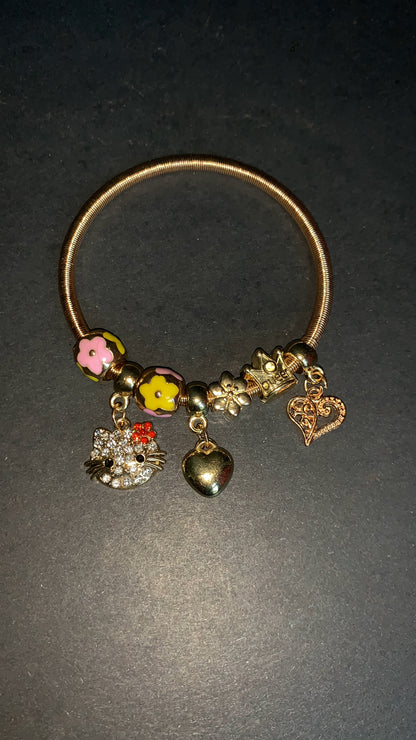 Hello kitty charm bracelet