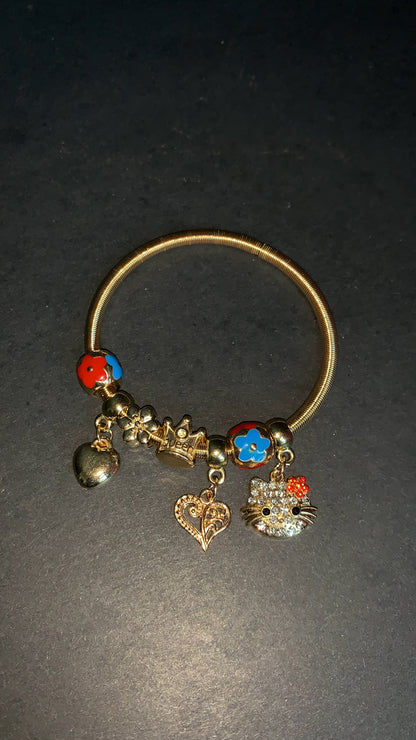 Hello kitty charm bracelet