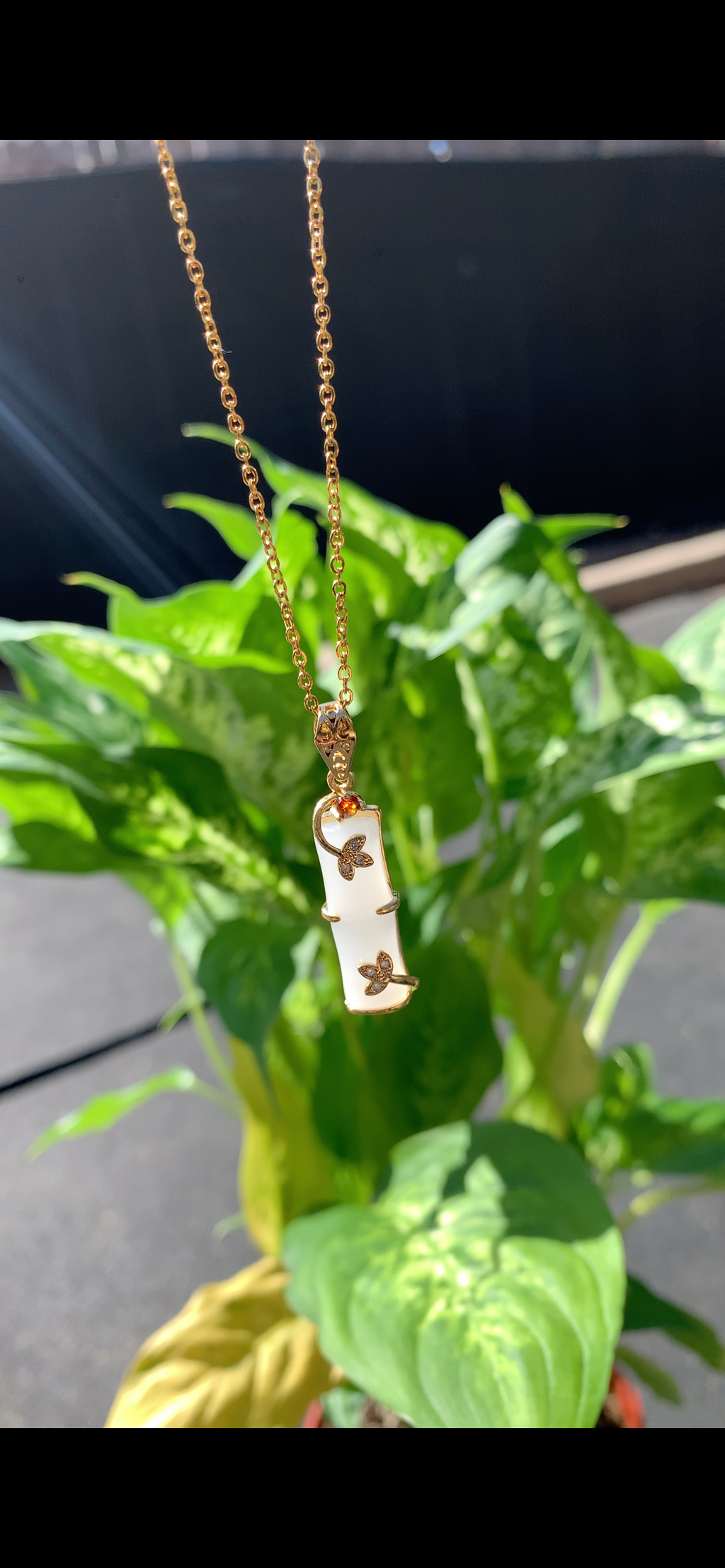 Bamboo necklace